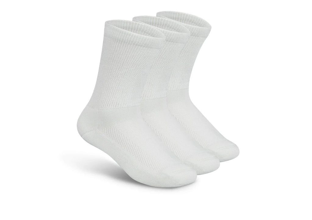 Padded Sole Socks - White