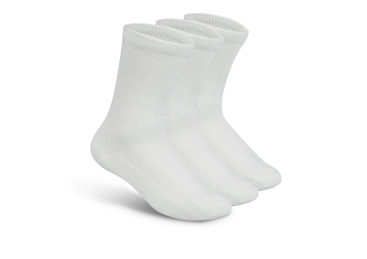 Padded Sole Socks - White